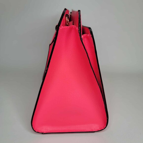 Kate Spade Bright Pink Leather Handbag and Matching Leather Purse NEAR MINT! - Picture 4 of 16